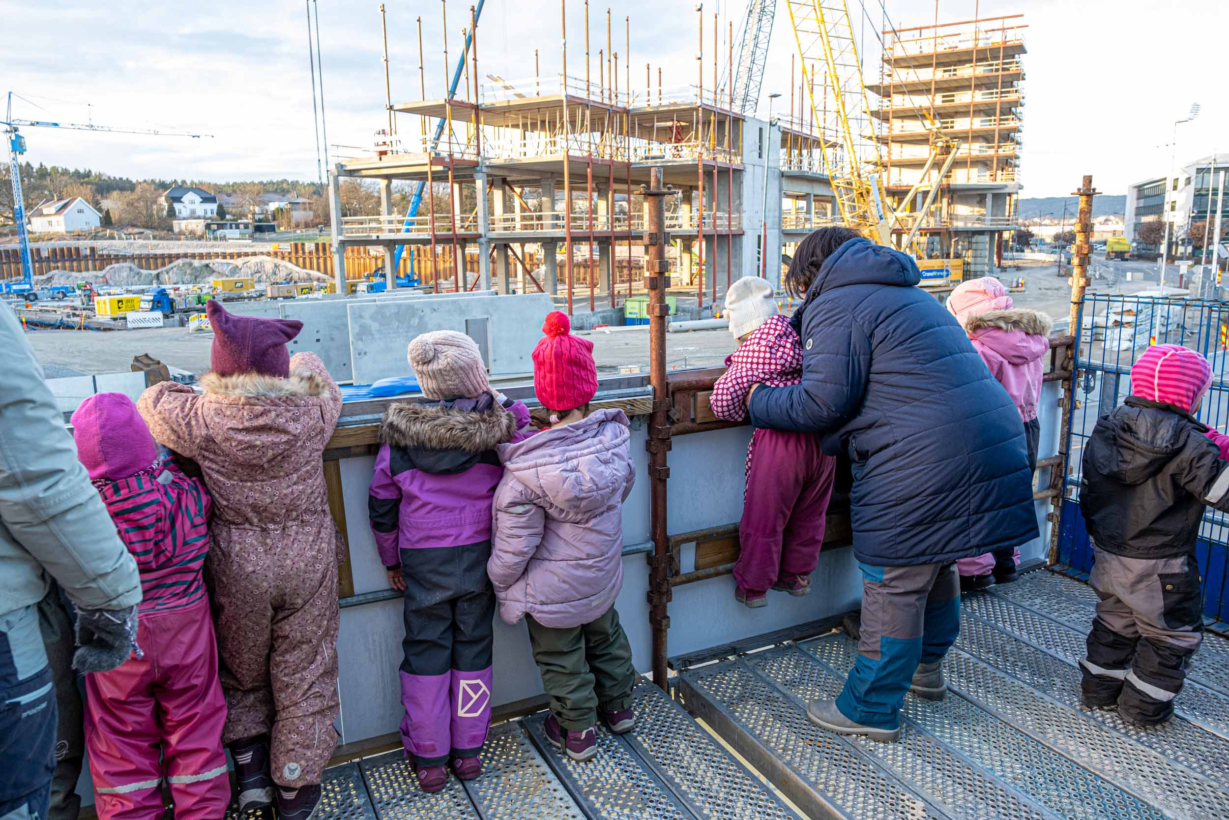 Byggeplass på Værste